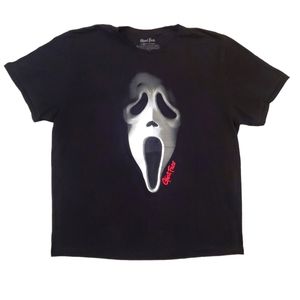 Ghostface Scream‎ Men's Black Slasher Masked Killer Horror Icon T-Shirt 2XL